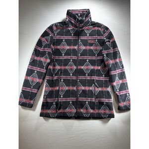 Powder River Outfitters Fleece Jacket Womens Sz S Aztec Pockets Panhandle Slim